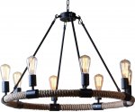 Люстра Adara MAK interior UR817-8 Черный, стекло