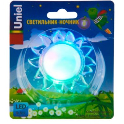 Uniel DTL-308-Подсолнух/RGB/4LED/0,5W Светильник-ночник Uniel DTL-308-Подсолнух/RGB/4LED/0,5W Светильник-ночник