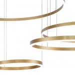 Подвесной светильник Indigo 14001/4P Gold GALASS