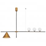 Светильник на штанге Indigo 11031/4R Brass BREVE