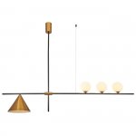 Светильник на штанге Indigo 11031/4R Brass BREVE