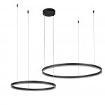 Подвесной светильник Indigo 14001/2P Black GALASS