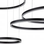 Подвесной светильник Indigo 14001/4P Black GALASS