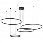 Подвесной светильник Indigo 14001/4P Black GALASS