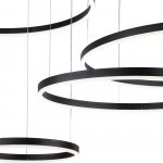 Подвесной светильник Indigo 14001/4P Black GALASS