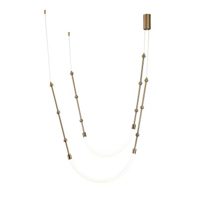 Подвесной светильник Indigo 14010/2P Brass CORDA Подвесной светильник Indigo 14010/2P Brass CORDA