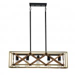 Светильник на штанге Indigo 10002/5R Black STORIA