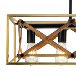 Светильник на штанге Indigo 10002/5R Black STORIA