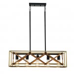 Светильник на штанге Indigo 10002/5R Black STORIA