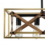 Светильник на штанге Indigo 10002/5R Black STORIA