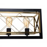 Светильник на штанге Indigo 10003/5R Black ERA