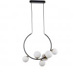 Подвесной светильник Indigo 11002/6P Black NUVOLE