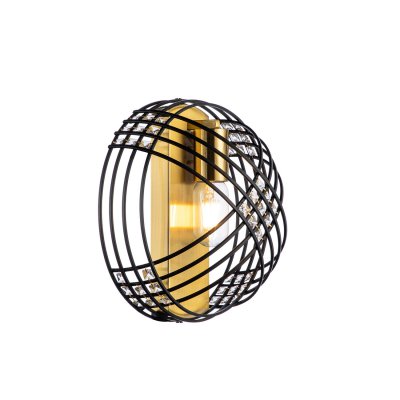 Настенный светильник Indigo 10001/1W Black FRESCO Настенный светильник Indigo 10001/1W Black FRESCO