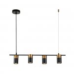 Подвесной светильник Indigo 11014/4P Black LIBERTA