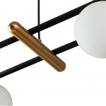 Подвесной светильник Indigo 11015/4P Black OPACO