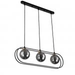 Подвесной светильник Indigo 11017/3P Black SPAZIO