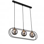 Подвесной светильник Indigo 11017/3P Black SPAZIO