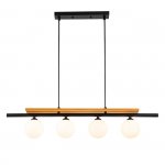 Подвесной светильник Indigo 10013/4P Black MITEZZA