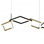 Подвесной светильник 14034/B/6P Black