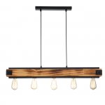 Подвесной светильник Indigo 10018/5P Black ALBERO