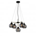 Подвесной светильник Indigo 11029/5P Black GRAPPOLI