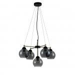 Подвесной светильник Indigo 11029/5P Black GRAPPOLI