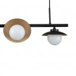 Подвесной светильник Indigo 10015/4P Black CORAZZA