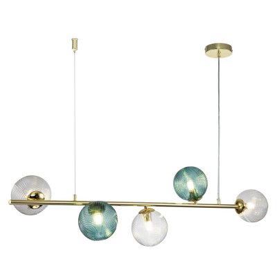 Подвесной светильник Indigo 11032/5PL Gold SELVA Подвесной светильник Indigo 11032/5PL Gold SELVA