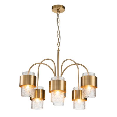 Подвесной светильник Indigo 12019/A/6P Brass ELEGANZA