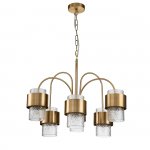 Подвесной светильник Indigo 12019/A/6P Brass ELEGANZA