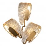 Настенный светильник Indigo 11033/3W Amber FLESS