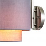 Настенный светильник Indigo 13020/1W Nickel NEBBIA