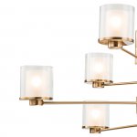 Светильник на штанге Indigo 13023/8R Brass BILANCIA