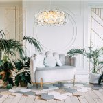 Подвесной светильник Indigo 12007/6P Gold BRACCIA