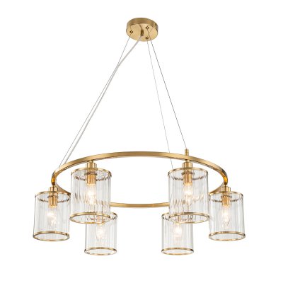 Подвесной светильник Indigo 13022/6P Brass DANTE