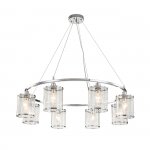 Подвесной светильник Indigo 13022/8P Chrome DANTE