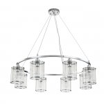 Подвесной светильник Indigo 13022/8P Chrome DANTE