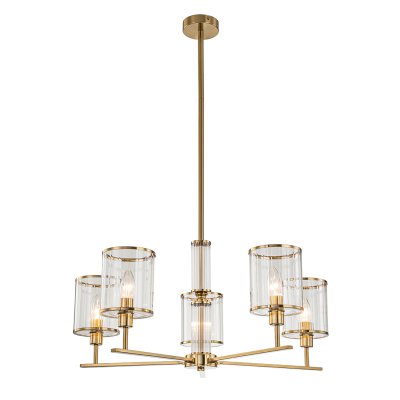 Светильник на штанге Indigo 13022/5R Brass DANTE