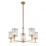 Светильник на штанге Indigo 13022/5R Brass DANTE