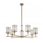 Светильник на штанге Indigo 13022/7R Brass DANTE