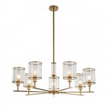 Светильник на штанге Indigo 13022/7R Brass DANTE