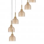 Подвесной светильник Indigo 11039/9P Amber CARAMELLA