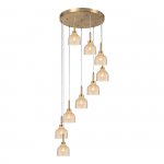 Подвесной светильник Indigo 11039/9P Amber CARAMELLA