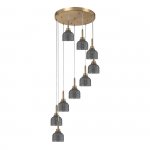 Подвесной светильник Indigo 11039/9P Smoke CARAMELLA