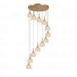 Подвесной светильник Indigo 11039/12P Amber CARAMELLA