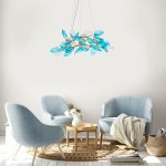 Подвесной светильник Indigo 11043/6P Blue OLIVO