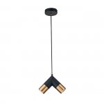 Подвесной светильник Indigo 11036/2P Black DOPPIO