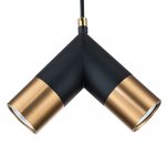 Подвесной светильник Indigo 11036/2P Black DOPPIO