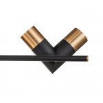 Подвесной светильник Indigo 11036/8R Black DOPPIO