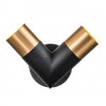 Настенный светильник Indigo 11036/2W Black DOPPIO